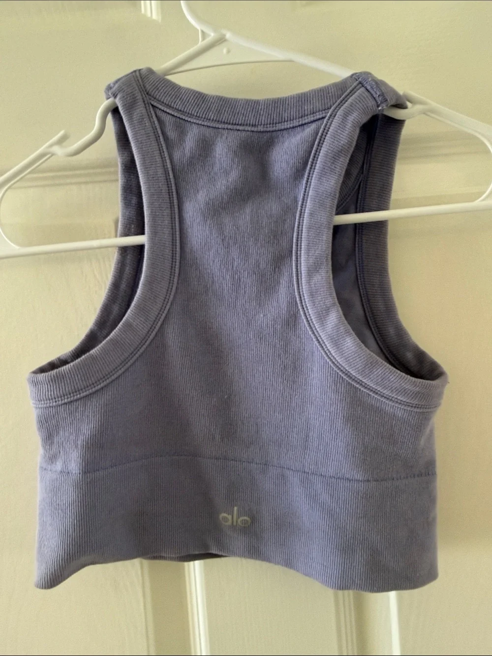ALO YOGA Women’s Ribbed Tank Top - Lavender Purple